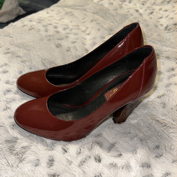For all mankind burgundy red heels - Picture 4 of 5